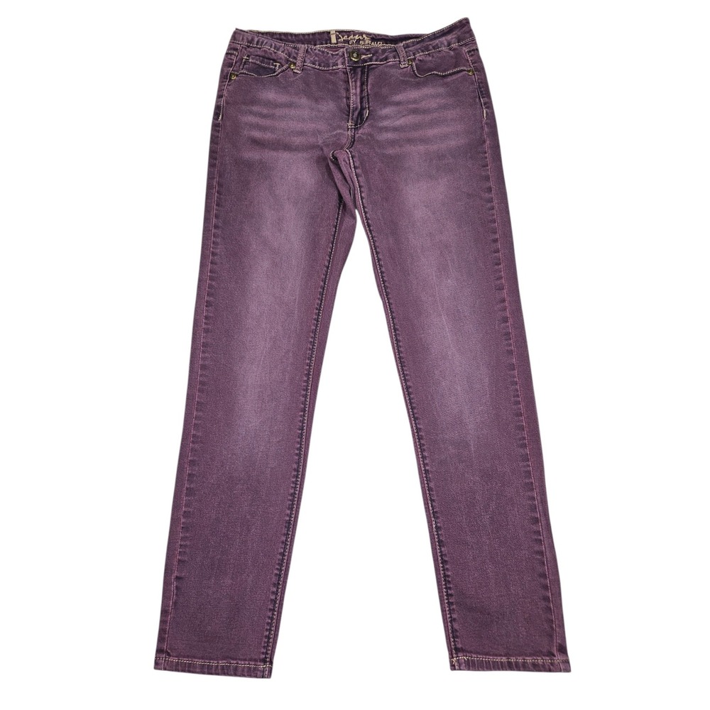 iJeans by Buffalo Skinny Jeans Cassis Purple Faded Denim Sz 29(8)